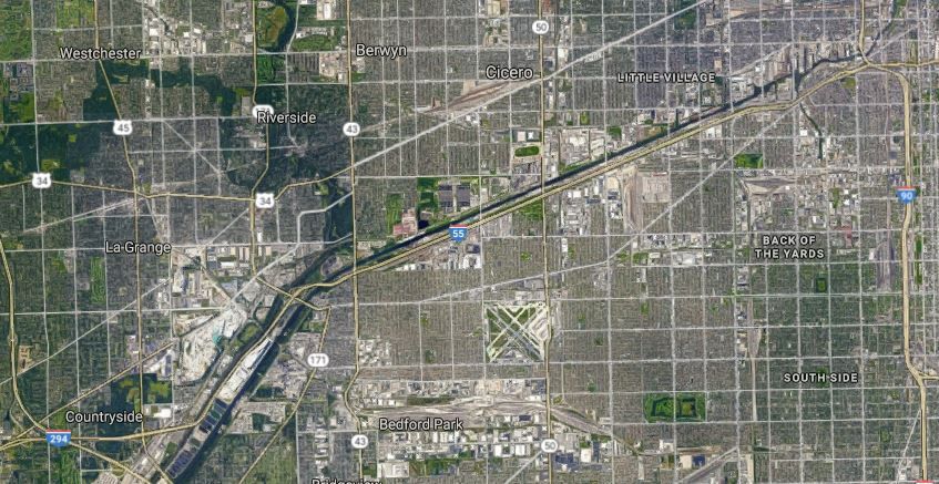 I-55 between I-294 and I-90/94